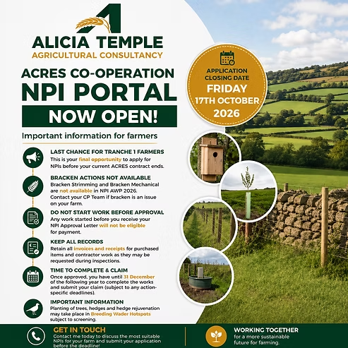 ACRES Co-operation – NPI Application Portal Open